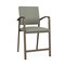 Lesro Newport Hip Chair Metal Frame, Bronze, OH Eucalyptus Upholstery NP1161 - alternate 1